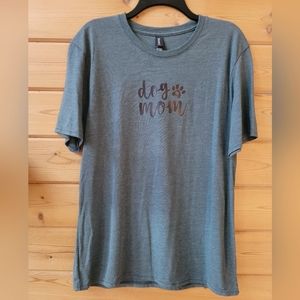 NWOT- Heather Green, Dog Mom, Super Soft Tee